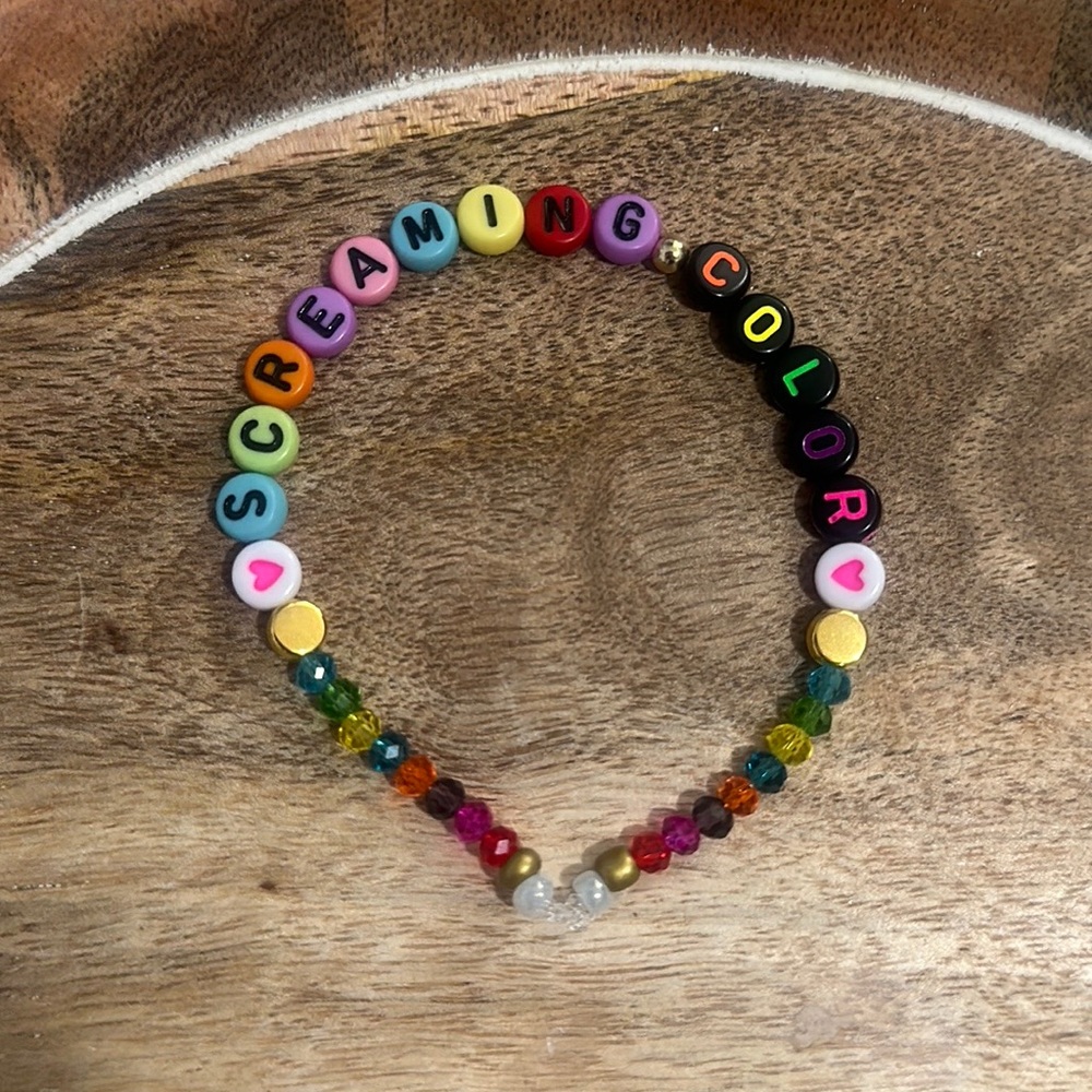 5 for $20 Taylor Swift Friendship Beaded Bracelet
“Screaming Color” (OOTW)